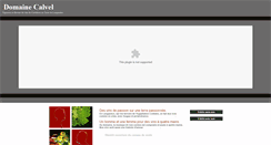 Desktop Screenshot of domaine-calvel.com